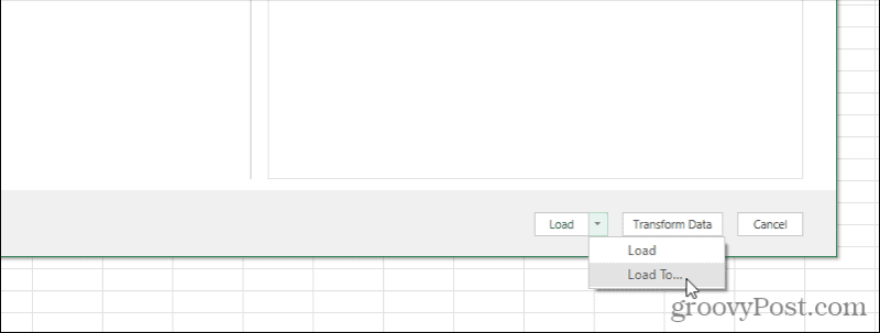 excel opterećenje upita za