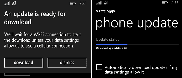 ažuriranje sustava Windows Phone 8-1 Update