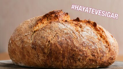 Kako napraviti najlakši kruh? Recept za kruh koji dugo ne ostaje ustajao.. Kompletna izrada kruha