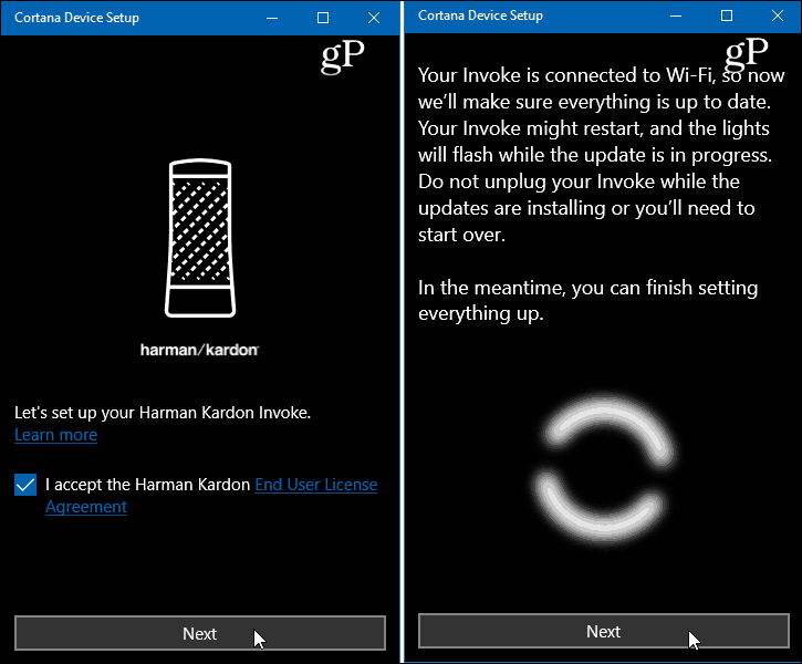 Aplikacija za postavljanje uređaja Cortana Windows 10