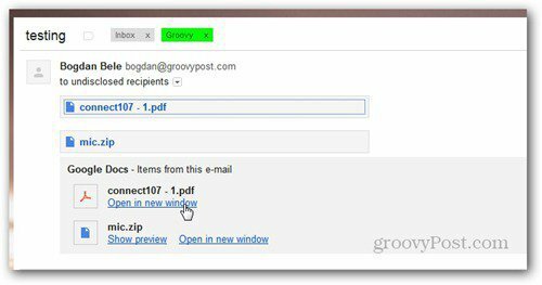 pošaljite putem google diska primljenu e-poštu