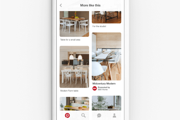 Pinterest počinje primjenjivati ​​svoju tehnologiju vizualnog pretraživanja i alate za otkrivanje na svojoj osnovi reklamnog sadržaja.