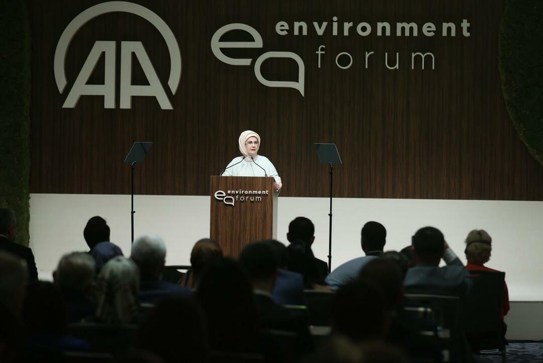 Emine Erdoğan prisustvovala Međunarodnom forumu o okolišu!