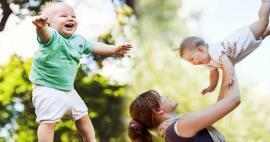 Zašto se bebe ne bacaju u zrak? Je li štetno bacati bebu u zrak? sindrom potresene bebe