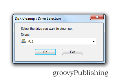 Windows 7 ažurirati izbrisati stare datoteke disk čistač sustava pogona