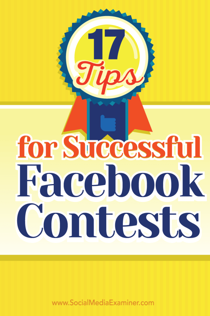 17 savjeta za uspješna Facebook natjecanja: Ispitivač društvenih medija