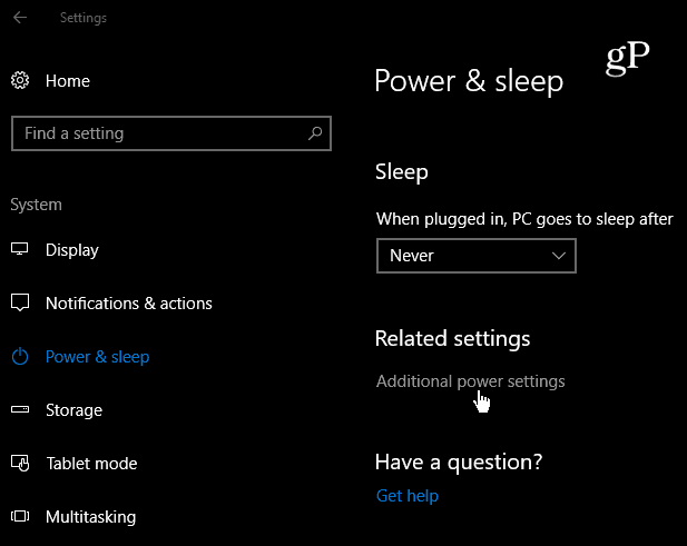 Kako prilagoditi ono što tipka za napajanje radi u sustavu Windows 10