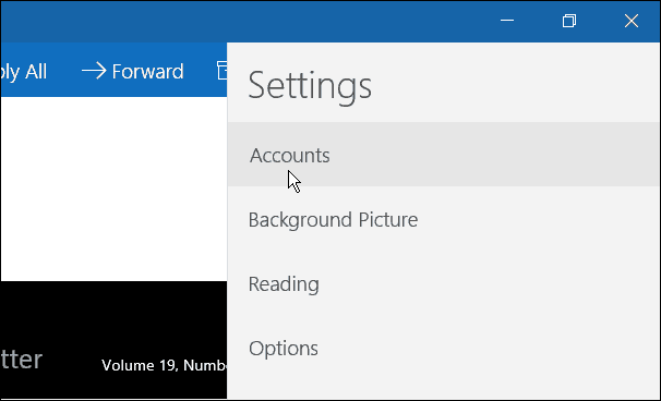 Računi za aplikaciju za Windows 10 Mail
