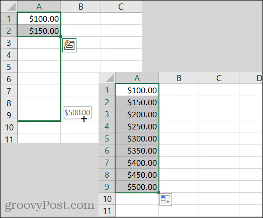 Excel obrazac za automatsko popunjavanje valuta