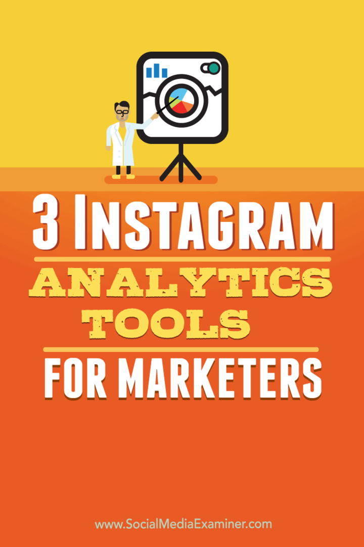 3 Instagram Analytics Alata za marketinške stručnjake: Ispitivač društvenih medija