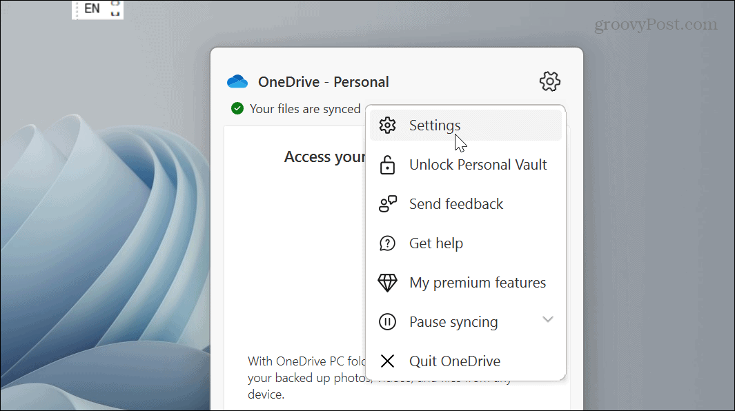 Onemogućite OneDrive u sustavu Windows 11