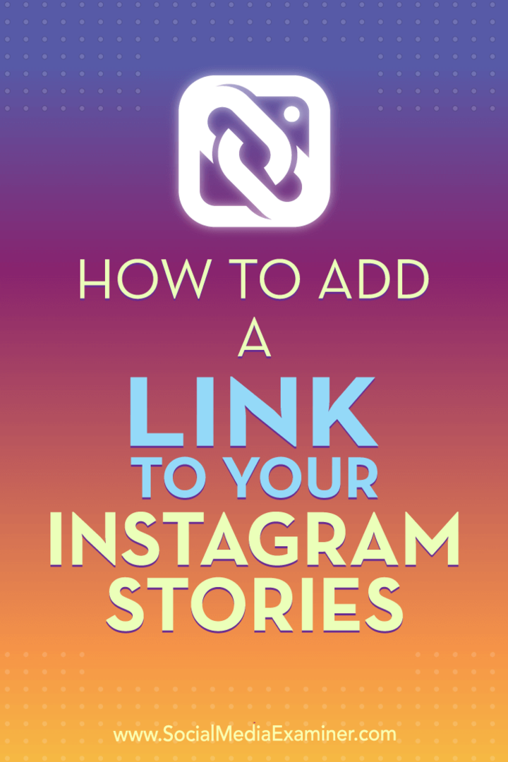 Kako dodati vezu na svoje Instagram priče: Ispitivač društvenih medija