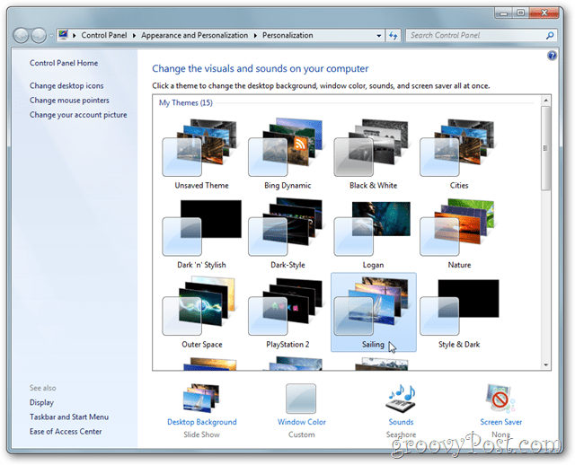 Biblioteka tema Windows 7