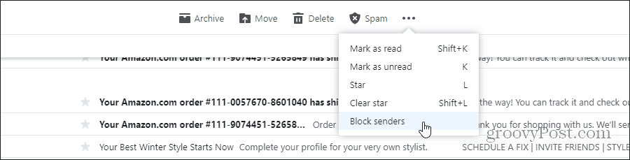 Blokiraj pošiljatelje u Yahoo mailu