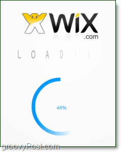 eidtor web stranice wix flash može potrajati trenutak za učitavanje