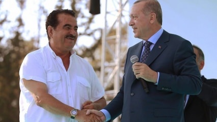 Dijeljenje predsjednika Erdoğana s İbrahim Tatlıses!