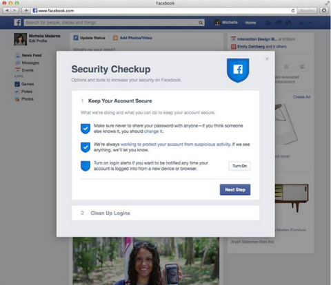 Facebook testira novu značajku sigurnosne provjere