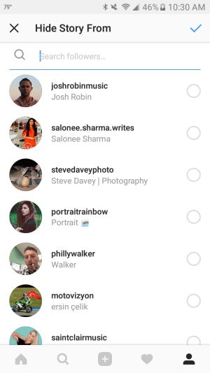 Možete blokirati određene sljedbenike Instagrama da ne vide vaše priče.