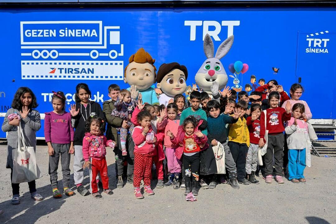 Kino TRT Gezen izmamilo je osmijeh na lica žrtava potresa