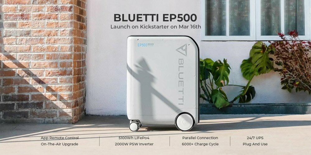 BLUETTI EP500 Domaća elektrana, debitantski događaj darivanja