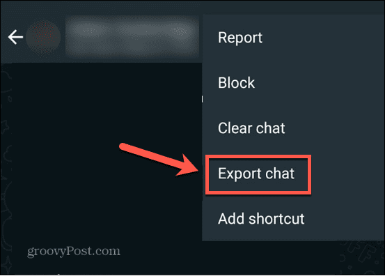 whatsapp izvozni chat