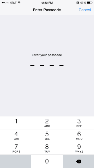 Unesite šifru - Dodajte otisak prsta Touch ID-u