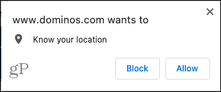Chrome web stranice traže lokaciju