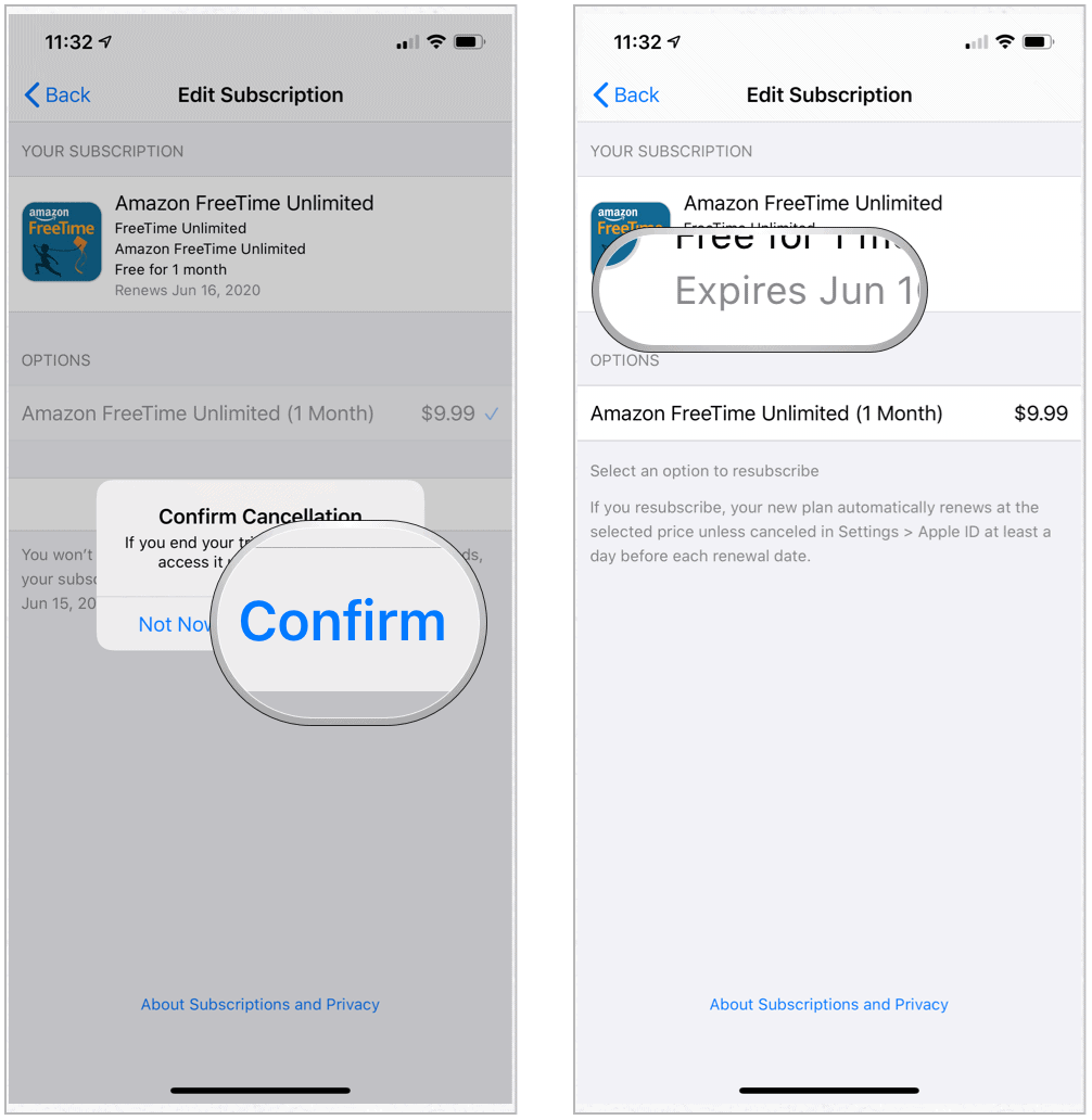 App Store Potvrdi otkazivanje