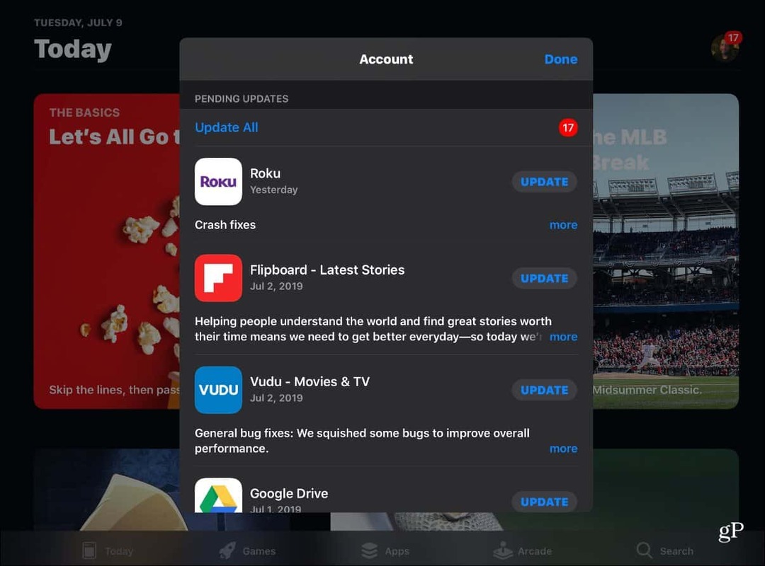 Kako pronaći i ručno ažurirati aplikacije na iOS 13 u App Storeu