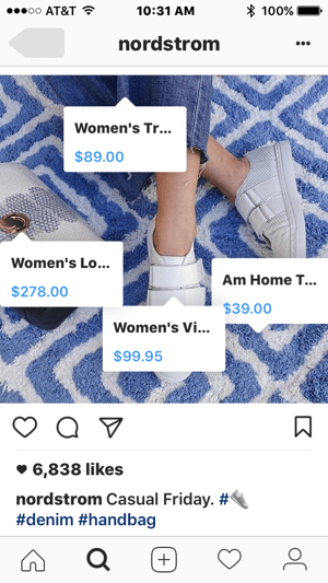 Oznake proizvoda koje je moguće kupiti mogu olakšati korisnicima Instagrama kupnju vaših proizvoda.