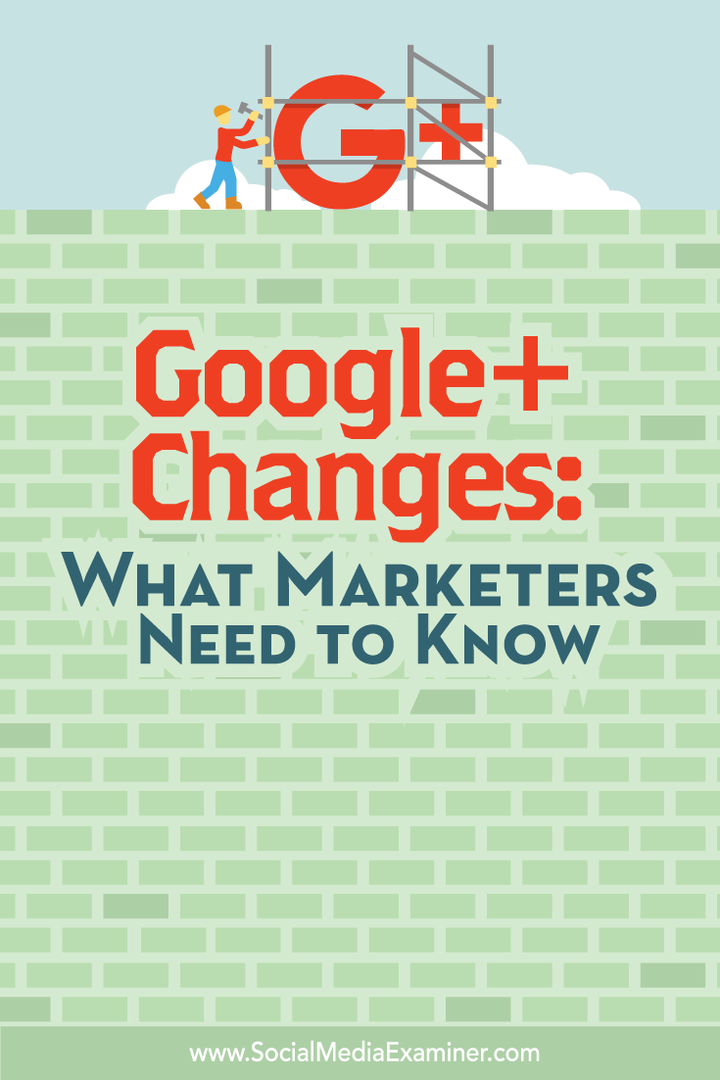 Google+ promjene: što marketinški stručnjaci trebaju znati: Ispitivač društvenih medija