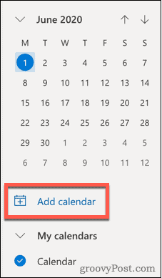Dodajte ikonu kalendara u Outlook