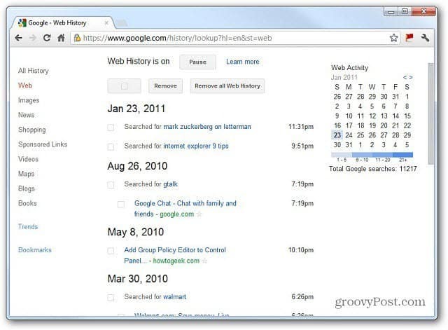 Googleova privatnost: uklonite Google web povijest prije 1. ožujka