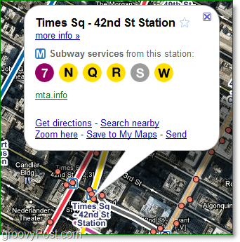 google karte čak će vam reći koje su usluge dostupne na svakoj postaji