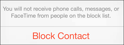 Blokiraj pozivatelje iOS 7