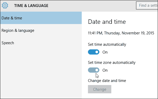 Savjet za Windows 10: Automatsko prebacivanje vremenskih zona na temelju lokacije