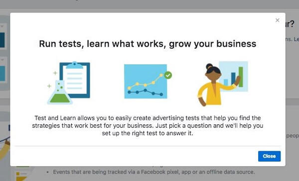 Facebook Business Manager predstavlja novi alat za testiranje i učenje.