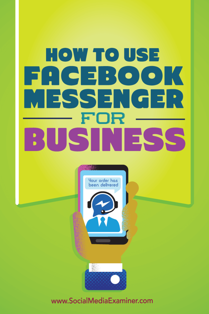 Kako koristiti Facebook Messenger za posao: Ispitivač društvenih medija