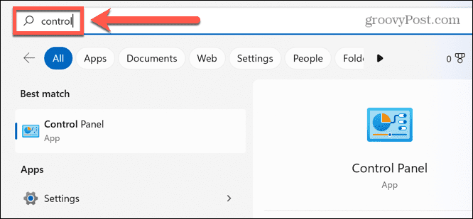 Windows kontrola pretraživanja