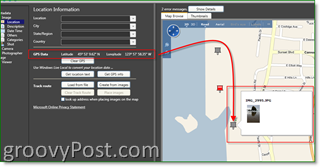 Microsoft Pro Photo Tools GPS Dodavanje metapodataka za GEO:: groovyPost.com