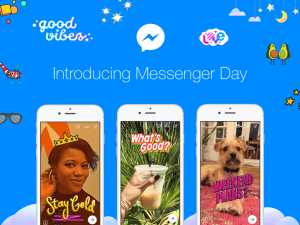Facebook je pokrenuo Dan glasnika, novi način na koji korisnici mogu dijeliti fotografije i videozapise dok se događaju u samostalnoj aplikaciji Messenger.