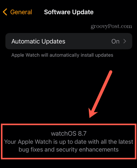 Apple Watch ažuriran