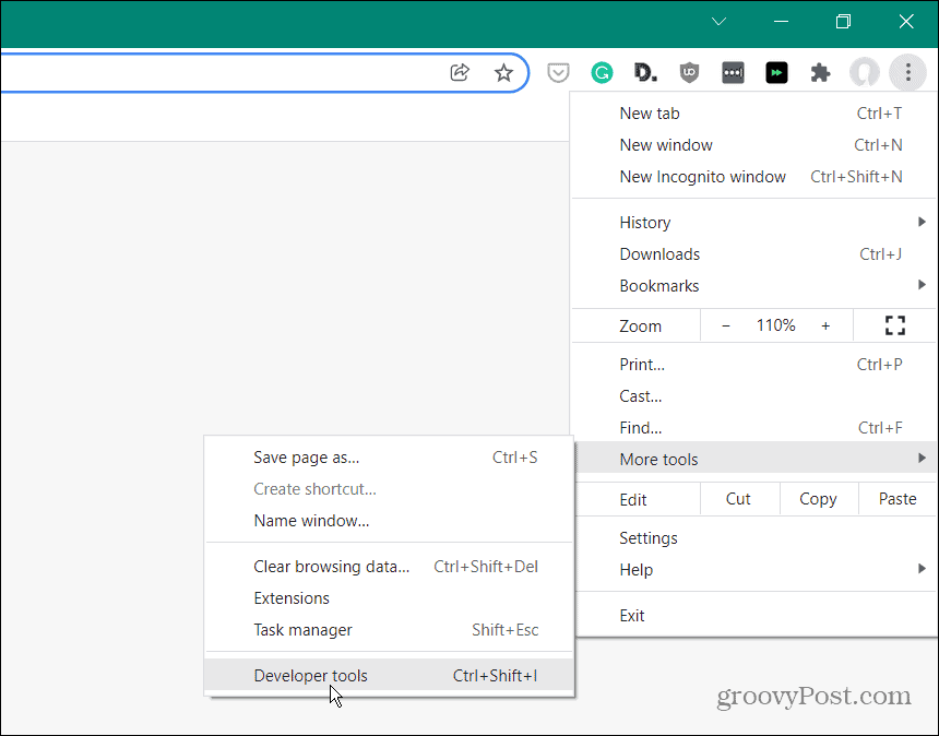 Alati za razvojne programere Chromea