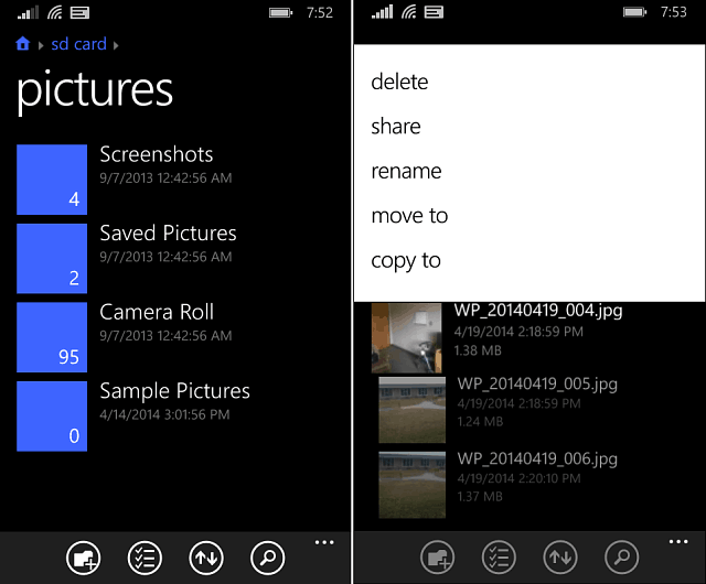 Windows Phone 8.1 Upravitelj datoteka dostupan je sada