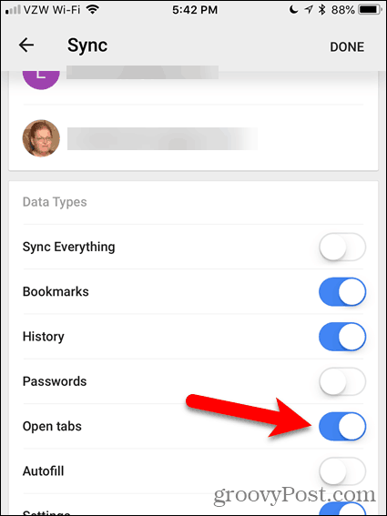 Omogući karticu Otvori u Chromeu za iOS