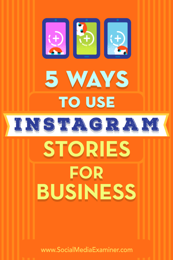 5 načina za korištenje Instagram priča za posao, Matt Secrist na Social Media Examiner.