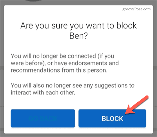 Blokiranje korisnika na LinkedInu