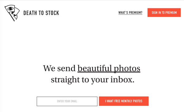 Registrirajte se za mjesečne pakete fotografija s jedinstvenim fotografijama bez naknade koje se dostavljaju pravo u vašu pristiglu poštu.
