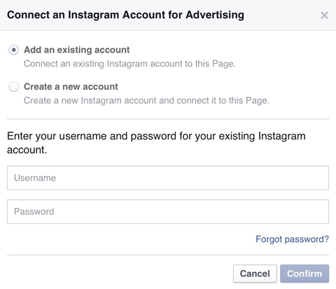 povezivanje instagram računa s facebookom