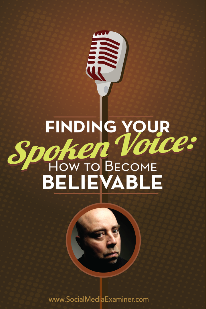 Pronalaženje vašeg govornog glasa: Kako postati nevjerojatan: Ispitivač društvenih medija